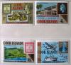75 lat znaczka, samolot, statek - Cook Island czyste