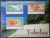 Znaczki na znaczkach, mapy - Tokelau czysty