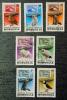 Zwierzta, ptaki, sterowce, znaczki na znaczkach - Mongolia kasowane