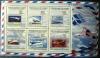 Samoloty, znaczki na znaczkach - Gwinea czysty