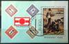 KUBA - Malarstwo, znaczki na znaczkach kasowany
