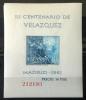 HISZPANIA - 300 rocznica mierci D. Velazqueza czysty