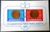 LICHTENSTEIN - Monety na znaczkach kasowany