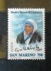 SAN MARINO - Matka Teresa z Kalkuty czysty