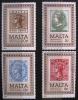 MALTA - Znaczki na znaczkach czyste