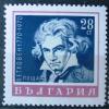 BUGARIA - 200 rocznica urodzin L. von Beethovena czysty zdjcie pogldowe