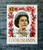 COOK ISLAND - Krlowa Elbieta II z nadrukiem South Pacific Commission czysty ( 90-801) POZYCJA DOSTPNA