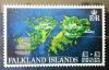 FALKLAND ISLANDS - Mapa czysty POZYCJA DOSTPNA