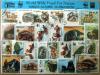 Gince gatunki, logo WWF, 25 znaczkw stemplowanych