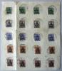 OLSZTYN - Niemieckie znaczki obiegowe z nadrukiem typograficznym wykonanym w Pastwowej Drukarni w Berlinie kasowane na wycinku